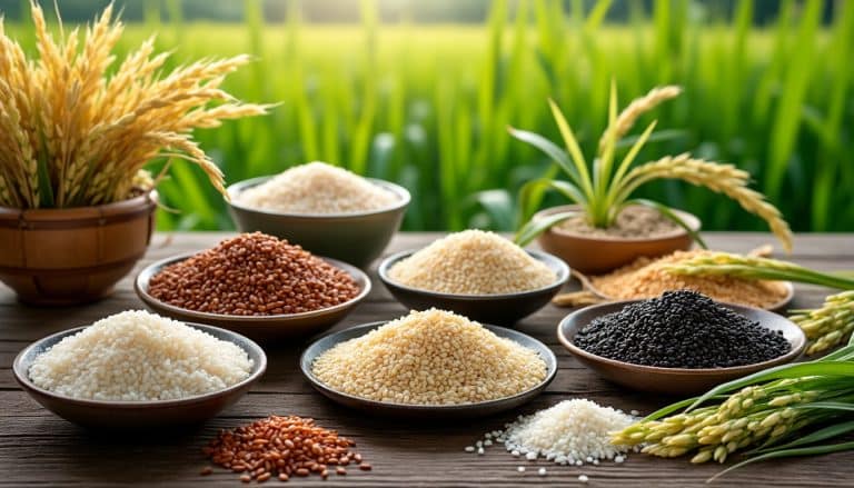 Riz : les variétés et les méthodes