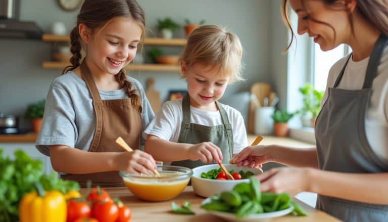 Cuisiner avec des enfants : les recettes et les gestes